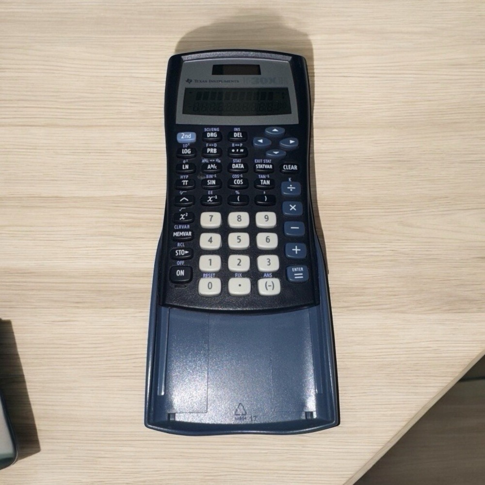 Texas Instruments TI-30X IIS Scientific Calculator Solar Powered TESTED/WORKS